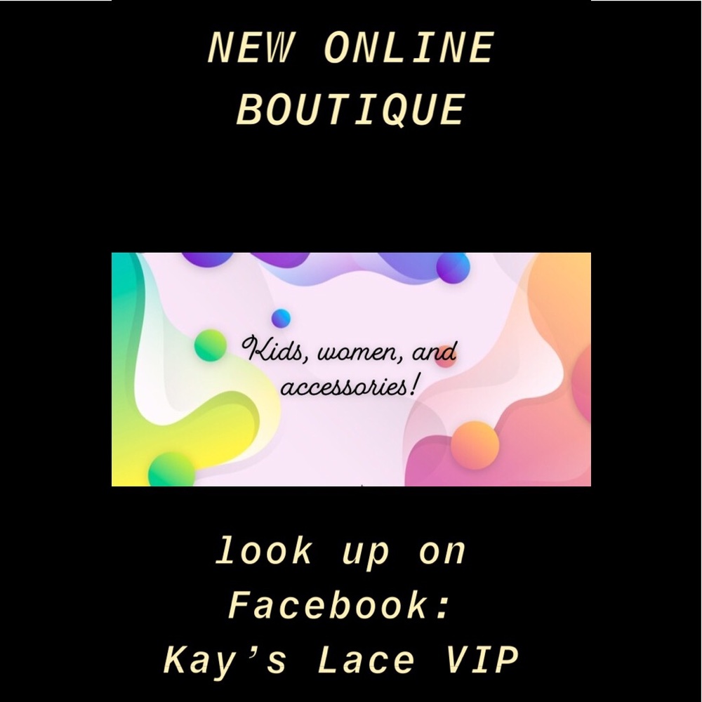 NEW ONLINE FACEBOOK: go follow Kay’s Lace VIP